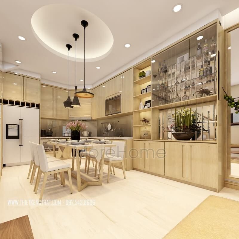 Bí quyết 23 mẫu trang trí nội thất bàn ăn thích hợp đem tới sự tiện nghi và ấn tượng cho không gian phòng ăn